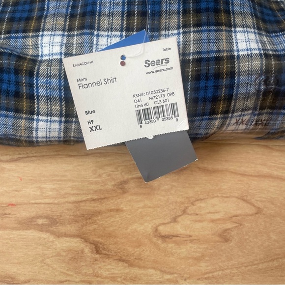 Covington Men’s XXL Long-sleeve Plaid Button Down NWT - Picture 9 of 9